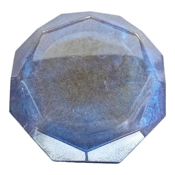 Epoxy Ashtray Custom Metallic Purple -Blue - Picture 3 of 4